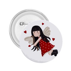 Cupid Girl 2 25  Buttons by Valentinaart