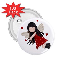 Cupid Girl 2 25  Buttons (100 Pack)  by Valentinaart