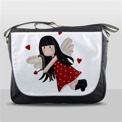 Cupid Girl Messenger Bags by Valentinaart