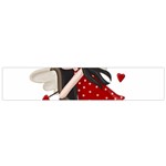 Cupid girl Small Flano Scarf Back