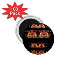 Geisha With Friends In Lotus Garden Having A Calm Evening 1 75  Magnets (100 Pack)  by pepitasart