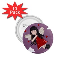 Cupid Girl 1 75  Buttons (10 Pack) by Valentinaart