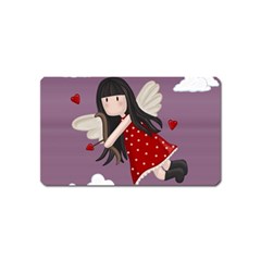 Cupid Girl Magnet (name Card) by Valentinaart