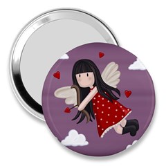 Cupid Girl 3  Handbag Mirrors by Valentinaart