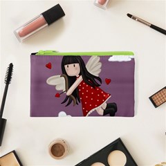 Cupid Girl Cosmetic Bag (xs) by Valentinaart