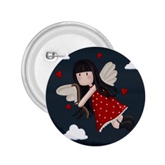 Cupid Girl 2 25  Buttons by Valentinaart