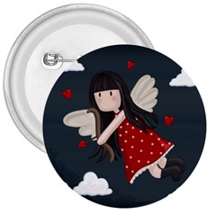 Cupid Girl 3  Buttons by Valentinaart