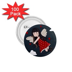 Cupid Girl 1 75  Buttons (100 Pack)  by Valentinaart