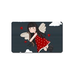 Cupid Girl Magnet (name Card) by Valentinaart