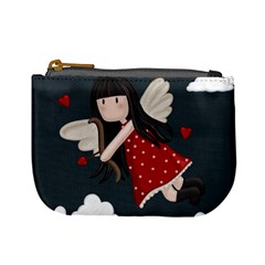 Cupid Girl Mini Coin Purses by Valentinaart