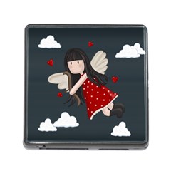 Cupid Girl Memory Card Reader (square) by Valentinaart