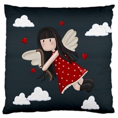 Cupid Girl Standard Flano Cushion Case (one Side) by Valentinaart