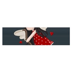 Cupid Girl Satin Scarf (oblong) by Valentinaart