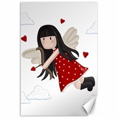 Cupid Girl Canvas 20  X 30   by Valentinaart