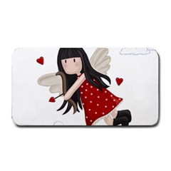 Cupid Girl Medium Bar Mats by Valentinaart