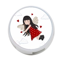 Cupid Girl 4-port Usb Hub (one Side) by Valentinaart