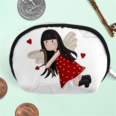 Cupid Girl Accessory Pouches (medium)  by Valentinaart