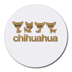 Chihuahua Round Mousepads