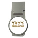 Chihuahua Money Clips (Round)  Front