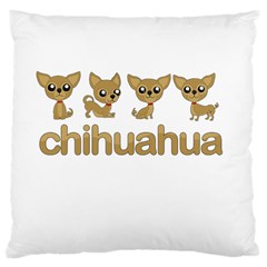 Chihuahua Large Cushion Case (One Side)