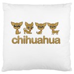 Chihuahua Large Flano Cushion Case (One Side) Front