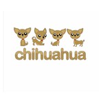 Chihuahua Double Sided Flano Blanket (Small)  50 x40  Blanket Front