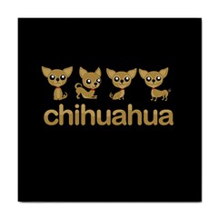 Chihuahua Tile Coasters by Valentinaart