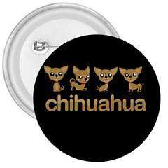 Chihuahua 3  Buttons by Valentinaart