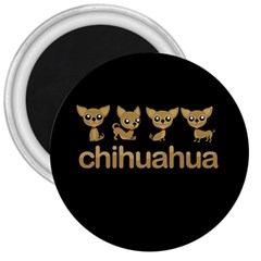 Chihuahua 3  Magnets by Valentinaart