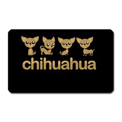 Chihuahua Magnet (rectangular) by Valentinaart