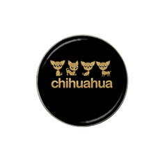 Chihuahua Hat Clip Ball Marker by Valentinaart