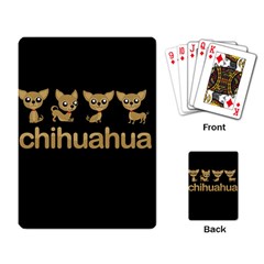 Chihuahua Playing Card by Valentinaart