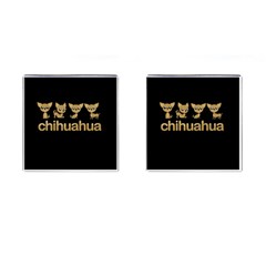 Chihuahua Cufflinks (square) by Valentinaart