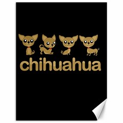 Chihuahua Canvas 12  X 16   by Valentinaart