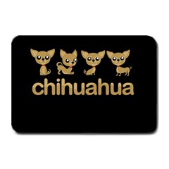 Chihuahua Plate Mats by Valentinaart