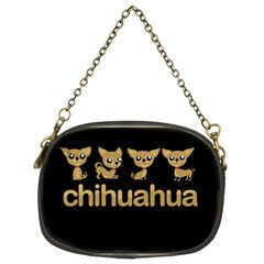 Chihuahua Chain Purses (two Sides)  by Valentinaart