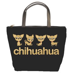 Chihuahua Bucket Bags by Valentinaart