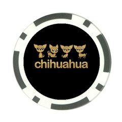 Chihuahua Poker Chip Card Guard (10 Pack) by Valentinaart