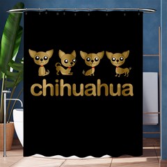 Chihuahua Shower Curtain 60  X 72  (medium)  by Valentinaart