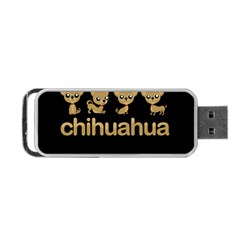 Chihuahua Portable Usb Flash (one Side) by Valentinaart