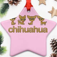 Chihuahua Ornament (star) by Valentinaart