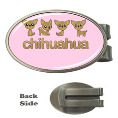 Chihuahua Money Clips (oval)  by Valentinaart