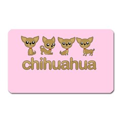 Chihuahua Magnet (rectangular) by Valentinaart