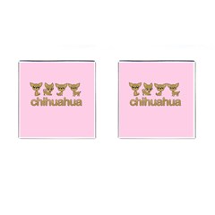 Chihuahua Cufflinks (square) by Valentinaart