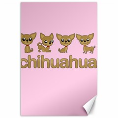 Chihuahua Canvas 24  X 36  by Valentinaart