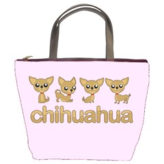 Chihuahua Bucket Bags by Valentinaart