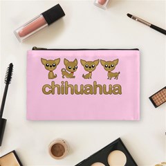 Chihuahua Cosmetic Bag (medium)  by Valentinaart