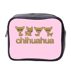 Chihuahua Mini Toiletries Bag 2-side by Valentinaart