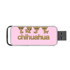 Chihuahua Portable Usb Flash (one Side) by Valentinaart