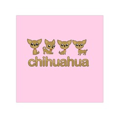 Chihuahua Small Satin Scarf (square) by Valentinaart